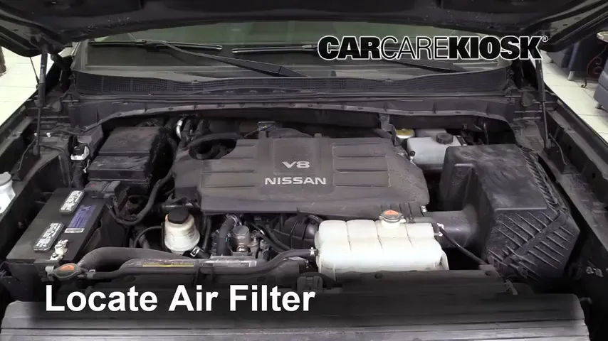 2017 Nissan Titan XD SL 5.6L V8 Air Filter (Engine)